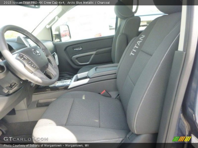 Arctic Blue Metallic / Charcoal 2015 Nissan Titan PRO-4X Crew Cab 4x4