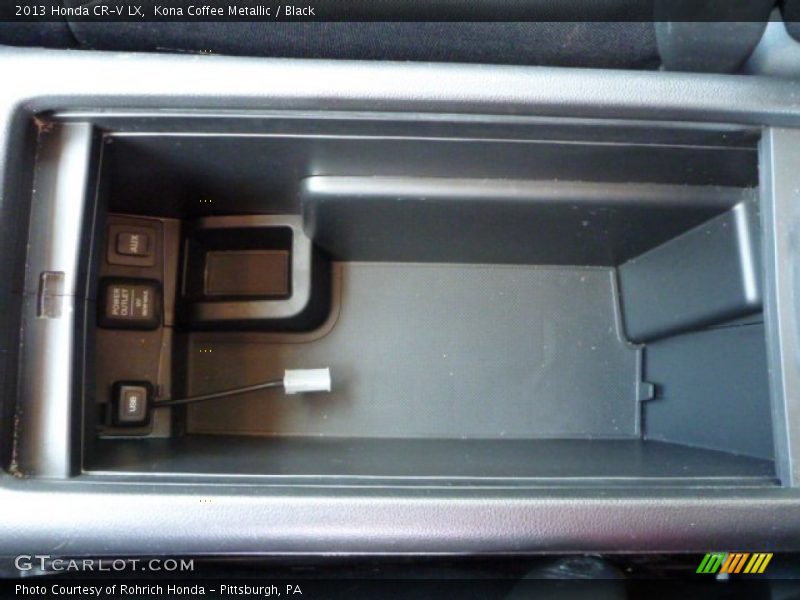 Kona Coffee Metallic / Black 2013 Honda CR-V LX