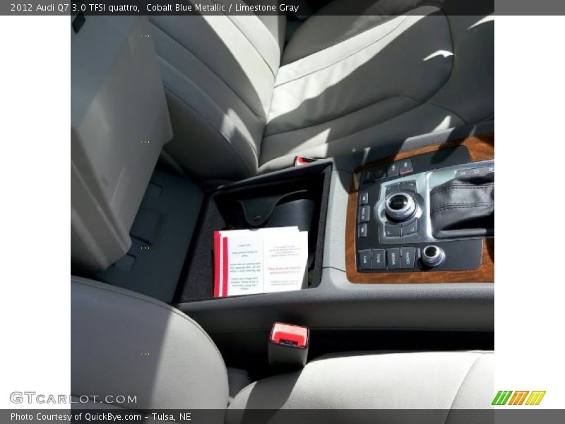Cobalt Blue Metallic / Limestone Gray 2012 Audi Q7 3.0 TFSI quattro