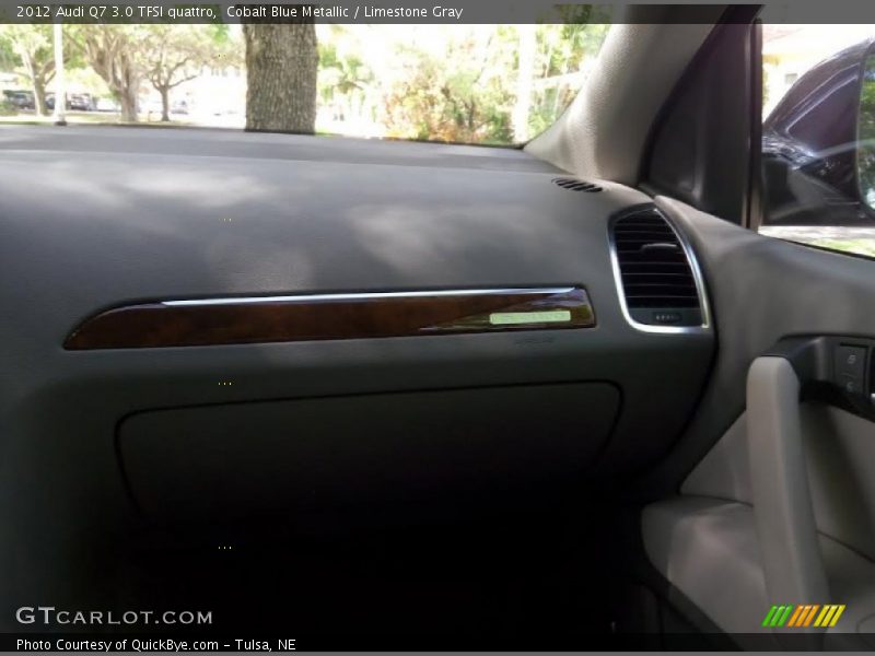 Cobalt Blue Metallic / Limestone Gray 2012 Audi Q7 3.0 TFSI quattro