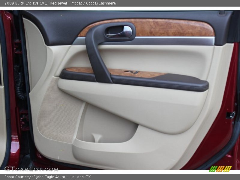 Red Jewel Tintcoat / Cocoa/Cashmere 2009 Buick Enclave CXL