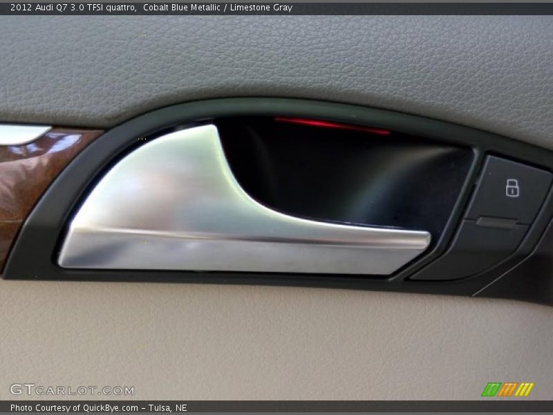Cobalt Blue Metallic / Limestone Gray 2012 Audi Q7 3.0 TFSI quattro