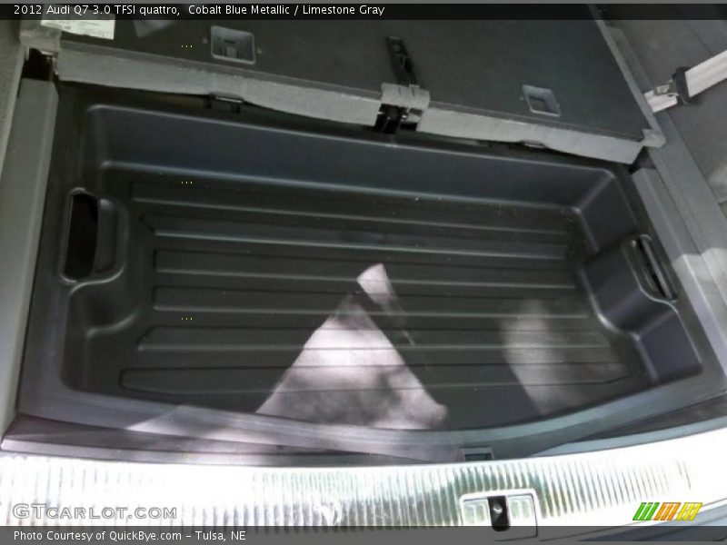 Cobalt Blue Metallic / Limestone Gray 2012 Audi Q7 3.0 TFSI quattro