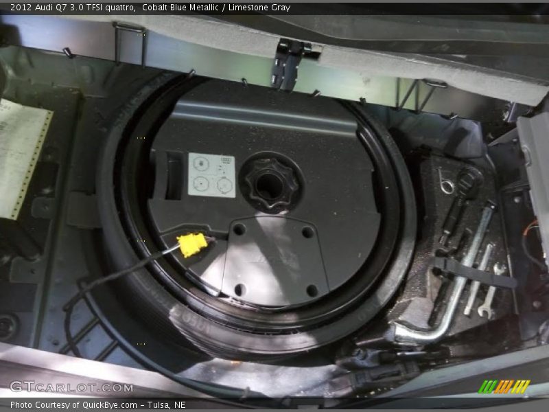 Cobalt Blue Metallic / Limestone Gray 2012 Audi Q7 3.0 TFSI quattro