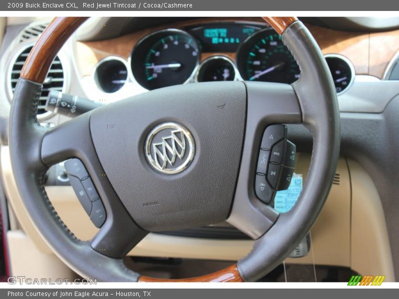 Red Jewel Tintcoat / Cocoa/Cashmere 2009 Buick Enclave CXL
