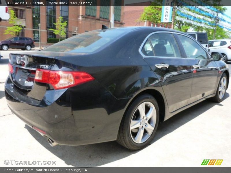 Crystal Black Pearl / Ebony 2012 Acura TSX Sedan