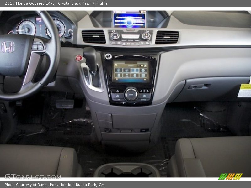Crystal Black Pearl / Truffle 2015 Honda Odyssey EX-L