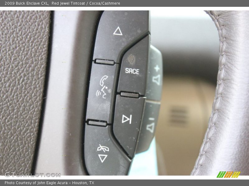 Red Jewel Tintcoat / Cocoa/Cashmere 2009 Buick Enclave CXL