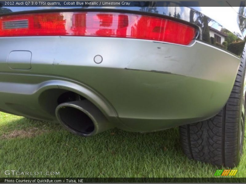 Cobalt Blue Metallic / Limestone Gray 2012 Audi Q7 3.0 TFSI quattro