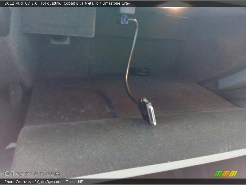 Cobalt Blue Metallic / Limestone Gray 2012 Audi Q7 3.0 TFSI quattro