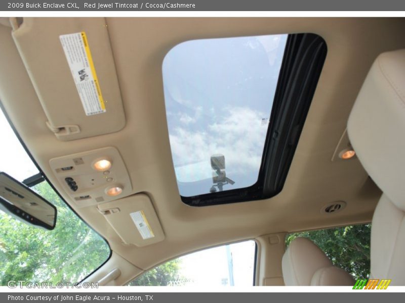 Red Jewel Tintcoat / Cocoa/Cashmere 2009 Buick Enclave CXL
