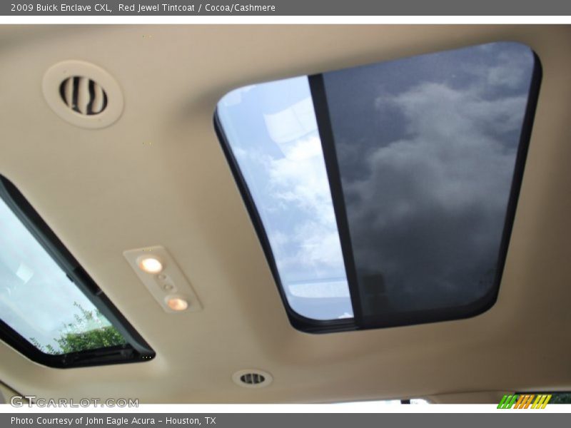 Red Jewel Tintcoat / Cocoa/Cashmere 2009 Buick Enclave CXL