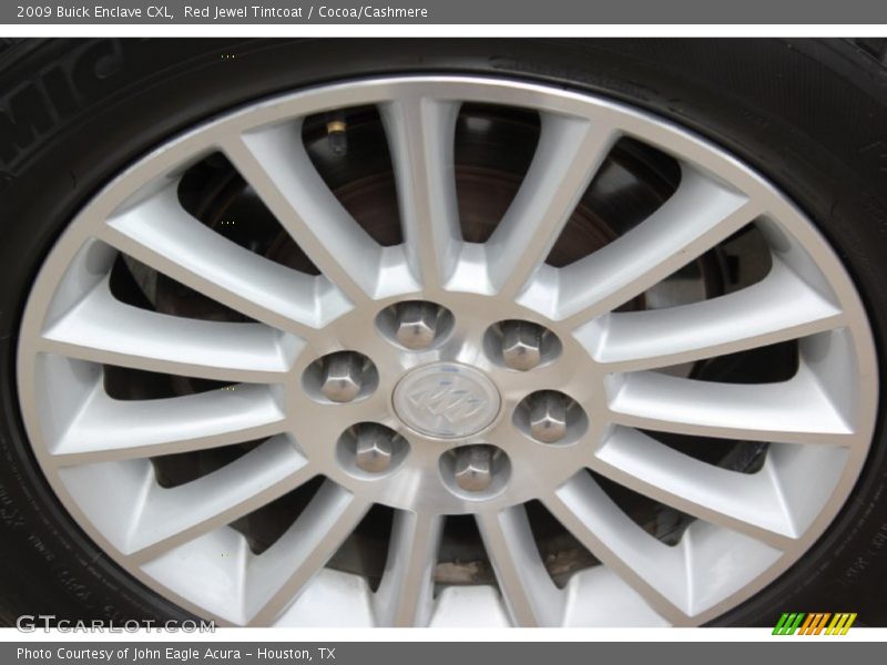 Red Jewel Tintcoat / Cocoa/Cashmere 2009 Buick Enclave CXL