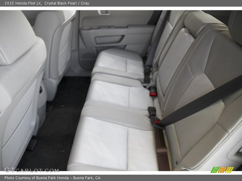 Crystal Black Pearl / Gray 2015 Honda Pilot LX