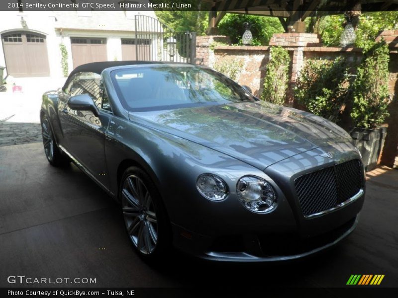 Front 3/4 View of 2014 Continental GTC Speed