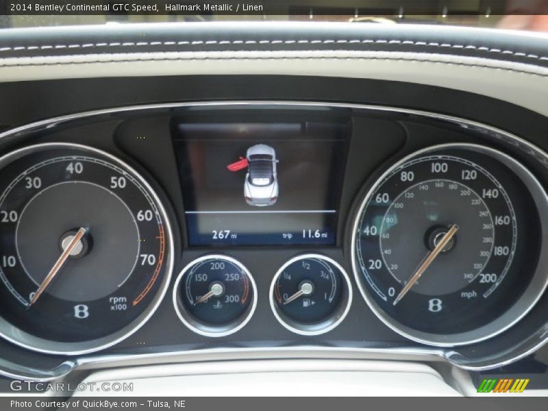  2014 Continental GTC Speed Speed Gauges