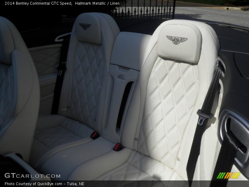 Rear Seat of 2014 Continental GTC Speed