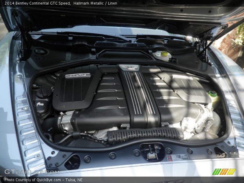  2014 Continental GTC Speed Engine - 6.0 Liter Twin-Turbocharged DOHC 48-Valve VVT W12