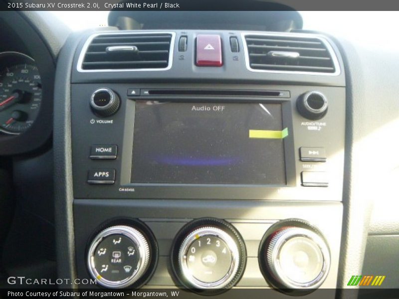 Crystal White Pearl / Black 2015 Subaru XV Crosstrek 2.0i