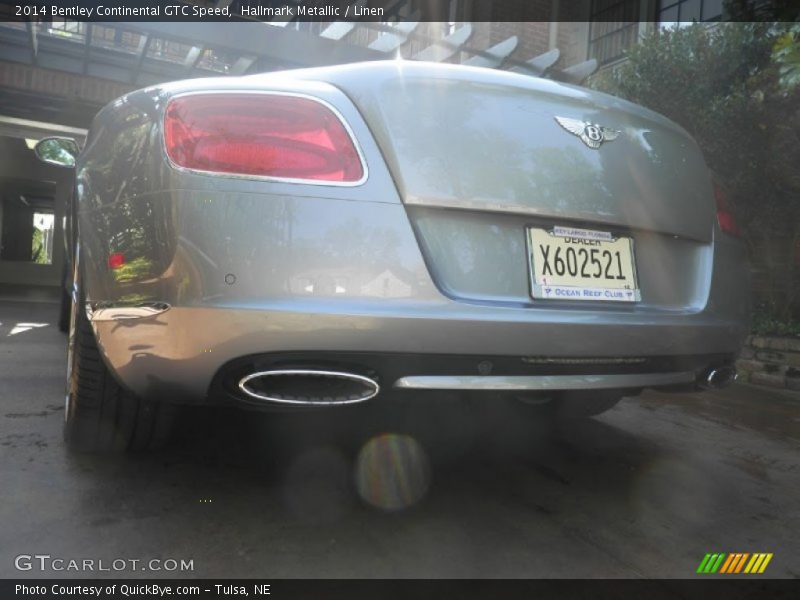 Hallmark Metallic / Linen 2014 Bentley Continental GTC Speed