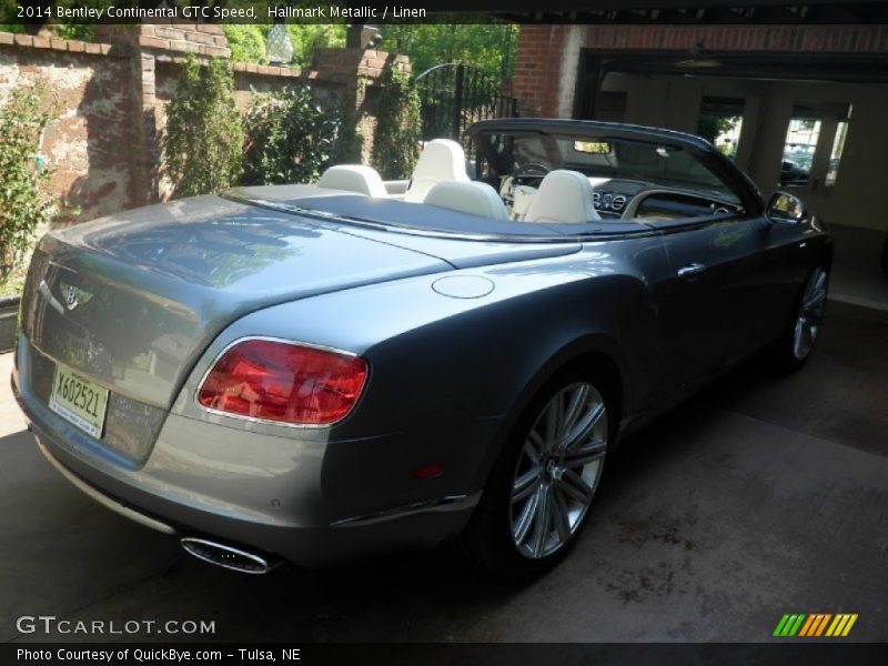 Hallmark Metallic / Linen 2014 Bentley Continental GTC Speed