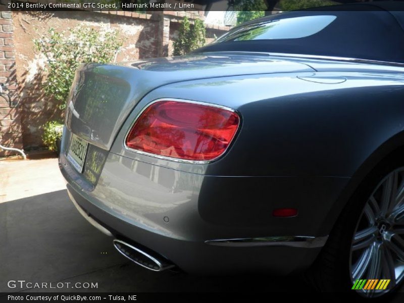 Hallmark Metallic / Linen 2014 Bentley Continental GTC Speed