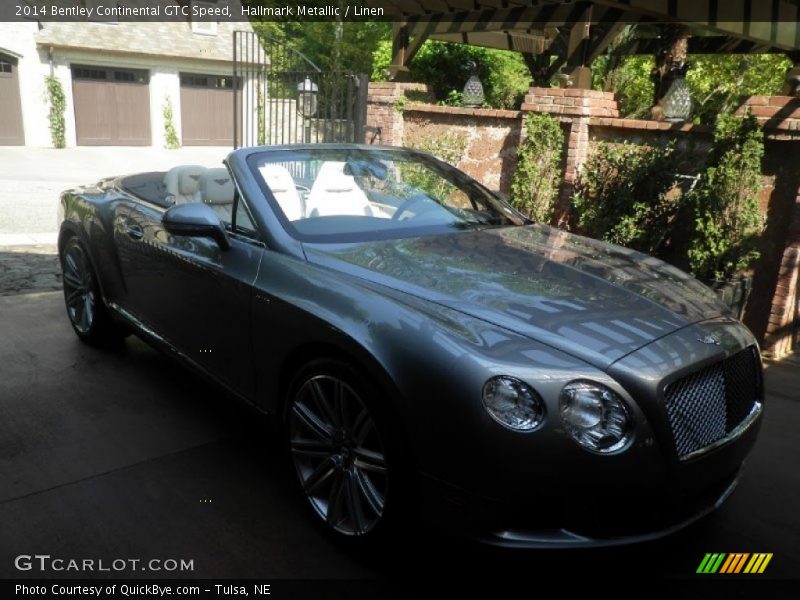 Hallmark Metallic / Linen 2014 Bentley Continental GTC Speed