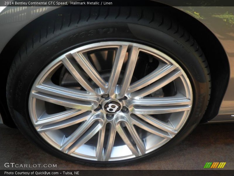 Hallmark Metallic / Linen 2014 Bentley Continental GTC Speed