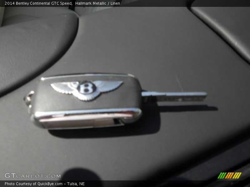 Keys of 2014 Continental GTC Speed