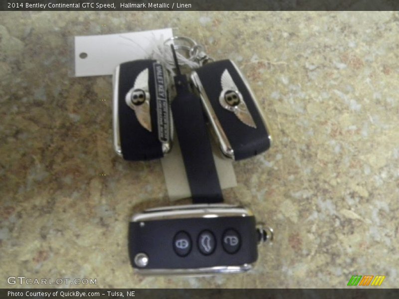 Keys of 2014 Continental GTC Speed