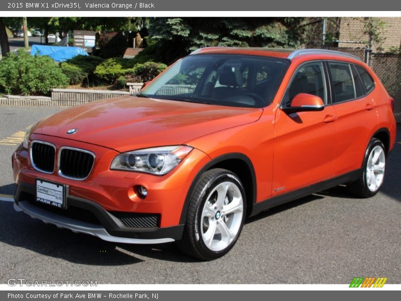 Valencia Orange / Black 2015 BMW X1 xDrive35i