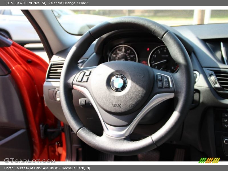 Valencia Orange / Black 2015 BMW X1 xDrive35i