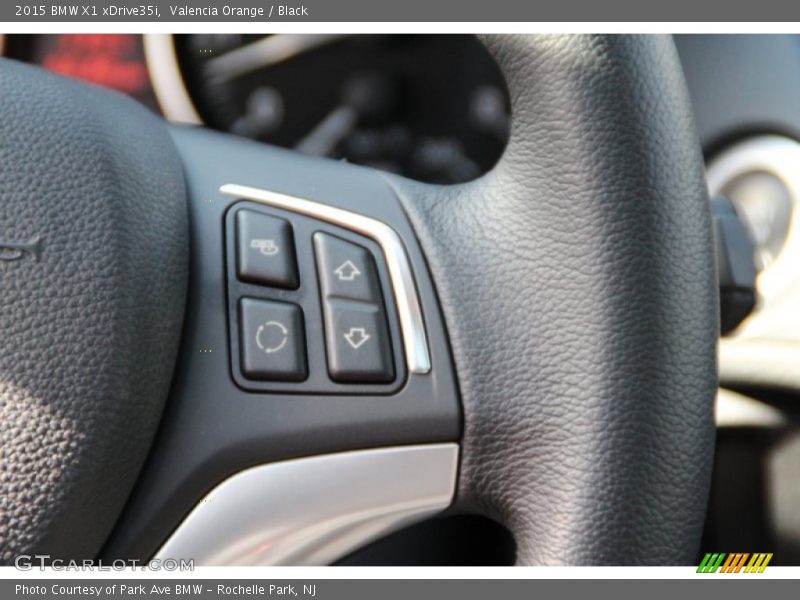 Valencia Orange / Black 2015 BMW X1 xDrive35i