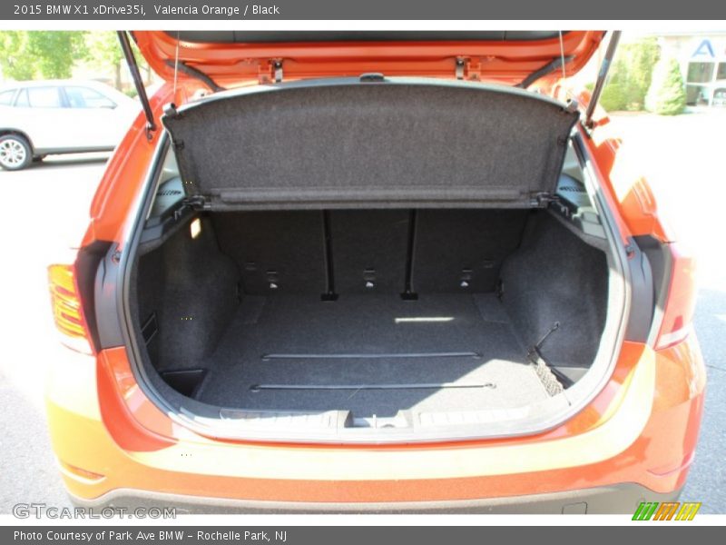 Valencia Orange / Black 2015 BMW X1 xDrive35i