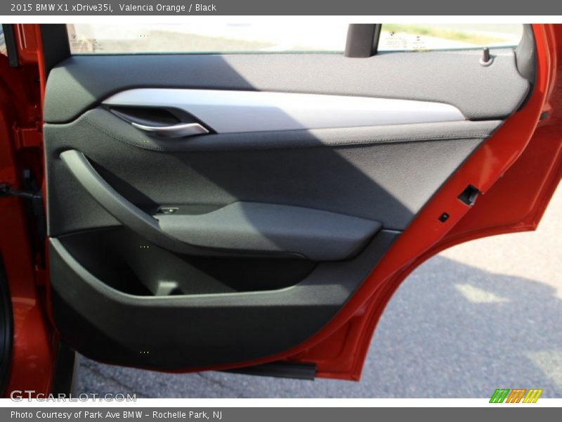 Valencia Orange / Black 2015 BMW X1 xDrive35i