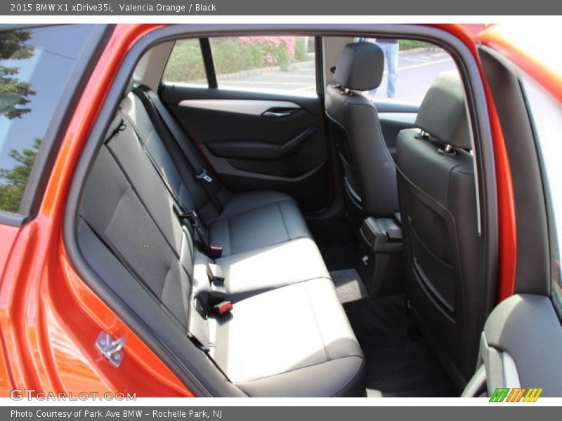 Valencia Orange / Black 2015 BMW X1 xDrive35i