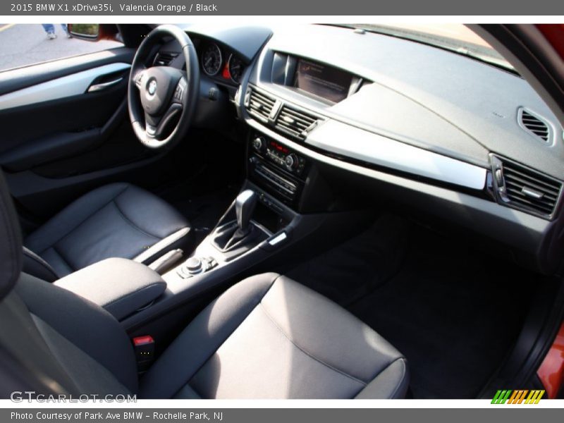 Valencia Orange / Black 2015 BMW X1 xDrive35i