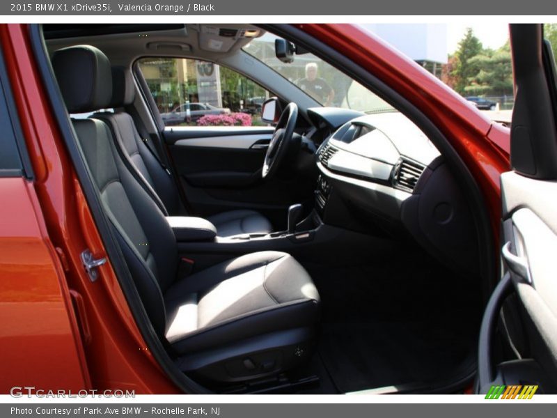 Valencia Orange / Black 2015 BMW X1 xDrive35i