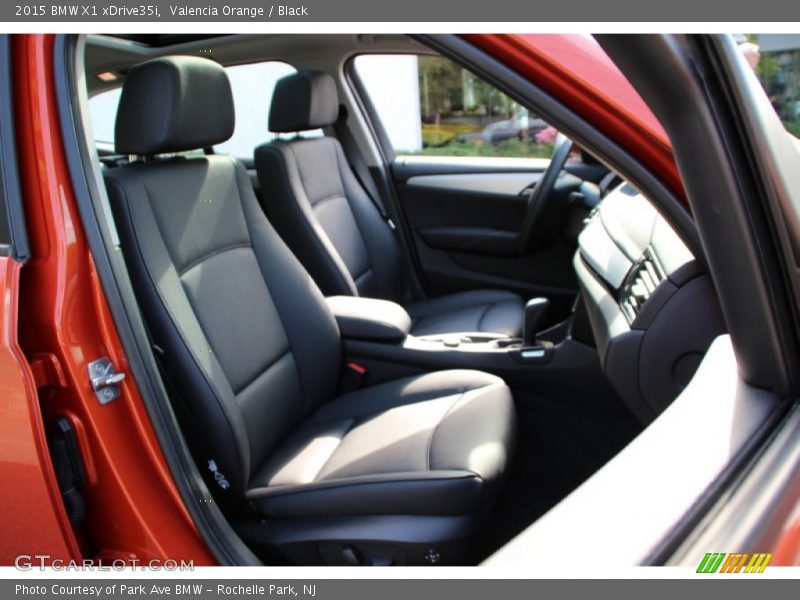 Valencia Orange / Black 2015 BMW X1 xDrive35i