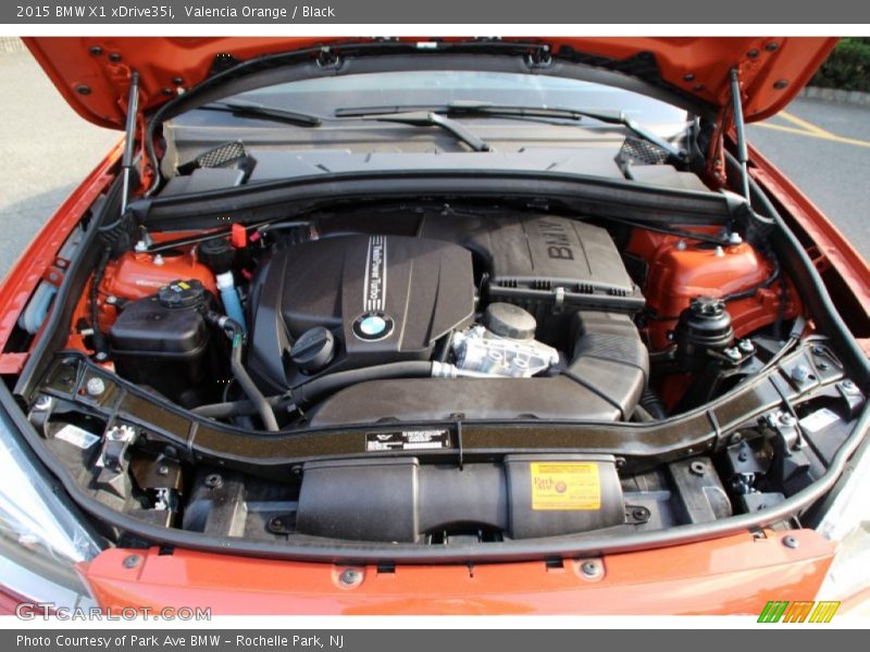 Valencia Orange / Black 2015 BMW X1 xDrive35i