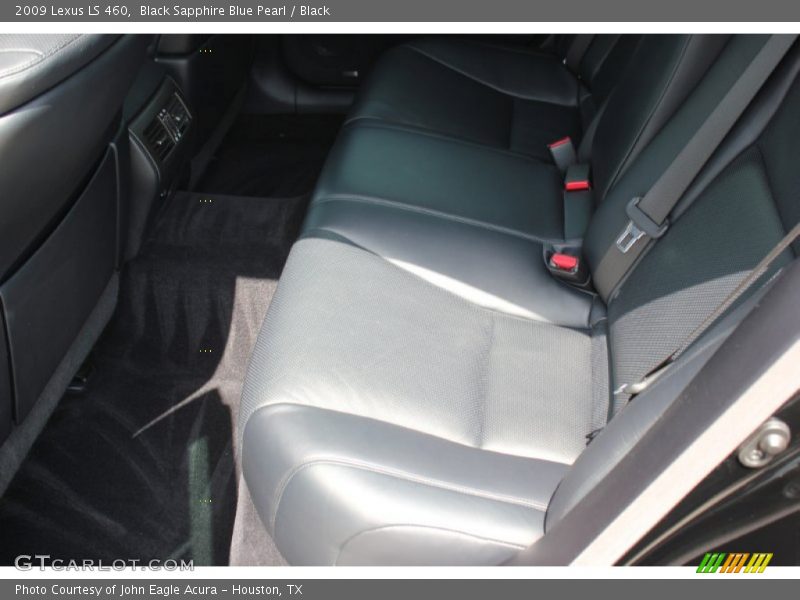 Black Sapphire Blue Pearl / Black 2009 Lexus LS 460