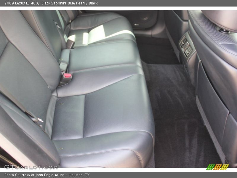 Black Sapphire Blue Pearl / Black 2009 Lexus LS 460