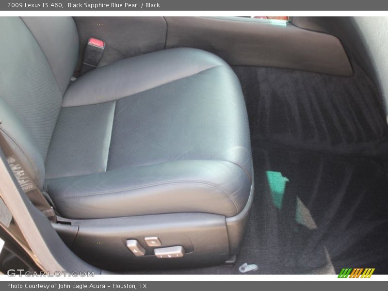Black Sapphire Blue Pearl / Black 2009 Lexus LS 460