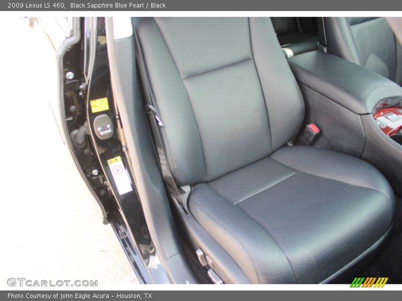 Black Sapphire Blue Pearl / Black 2009 Lexus LS 460