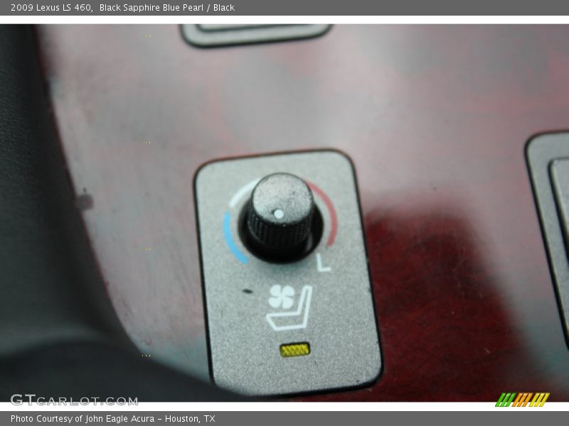 Black Sapphire Blue Pearl / Black 2009 Lexus LS 460