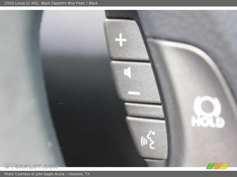 Black Sapphire Blue Pearl / Black 2009 Lexus LS 460