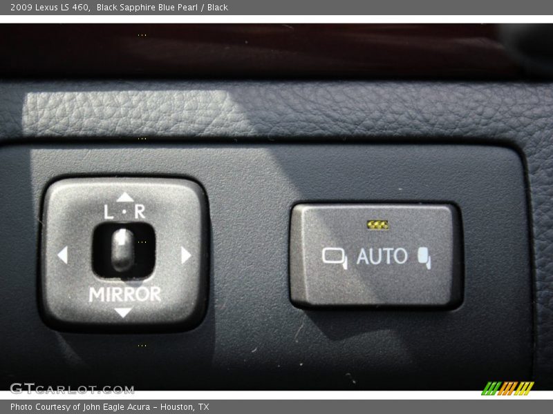 Black Sapphire Blue Pearl / Black 2009 Lexus LS 460