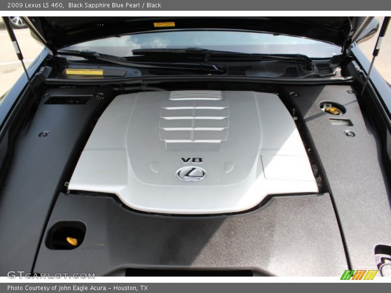 Black Sapphire Blue Pearl / Black 2009 Lexus LS 460
