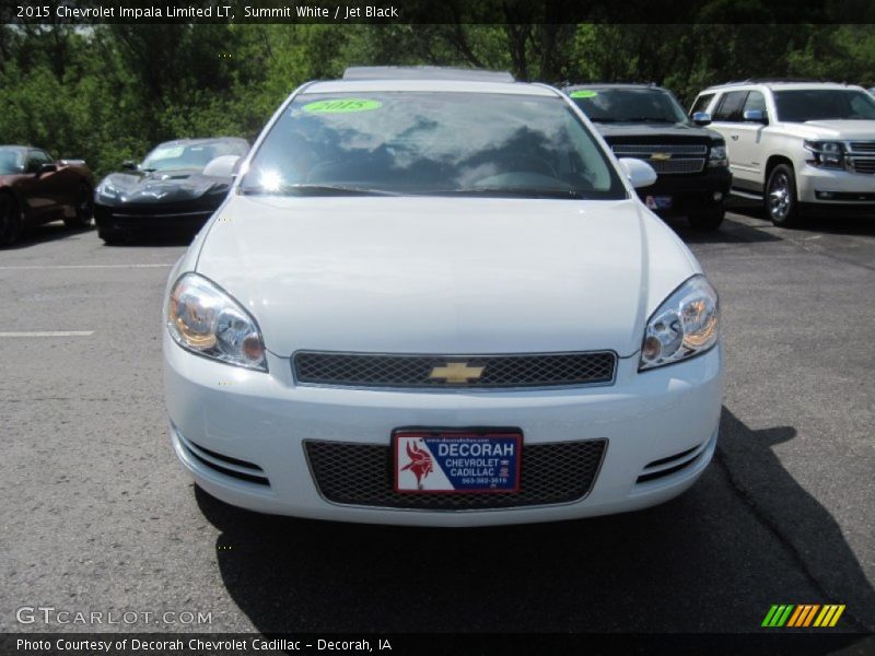 Summit White / Jet Black 2015 Chevrolet Impala Limited LT