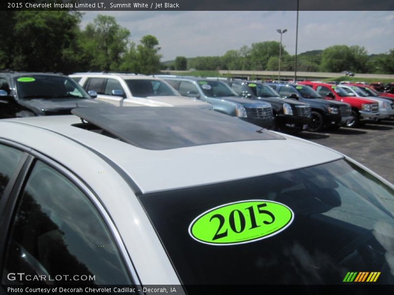 Summit White / Jet Black 2015 Chevrolet Impala Limited LT